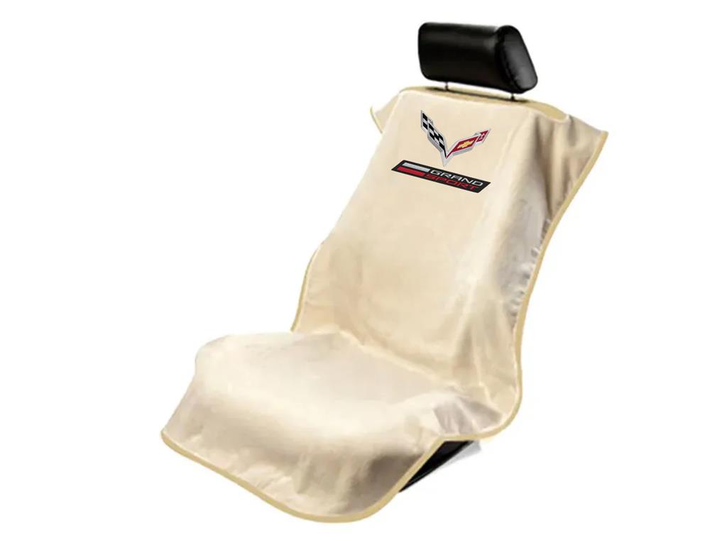 2014-2019 Seat Armour / Saver Tan With GrandSport Logo