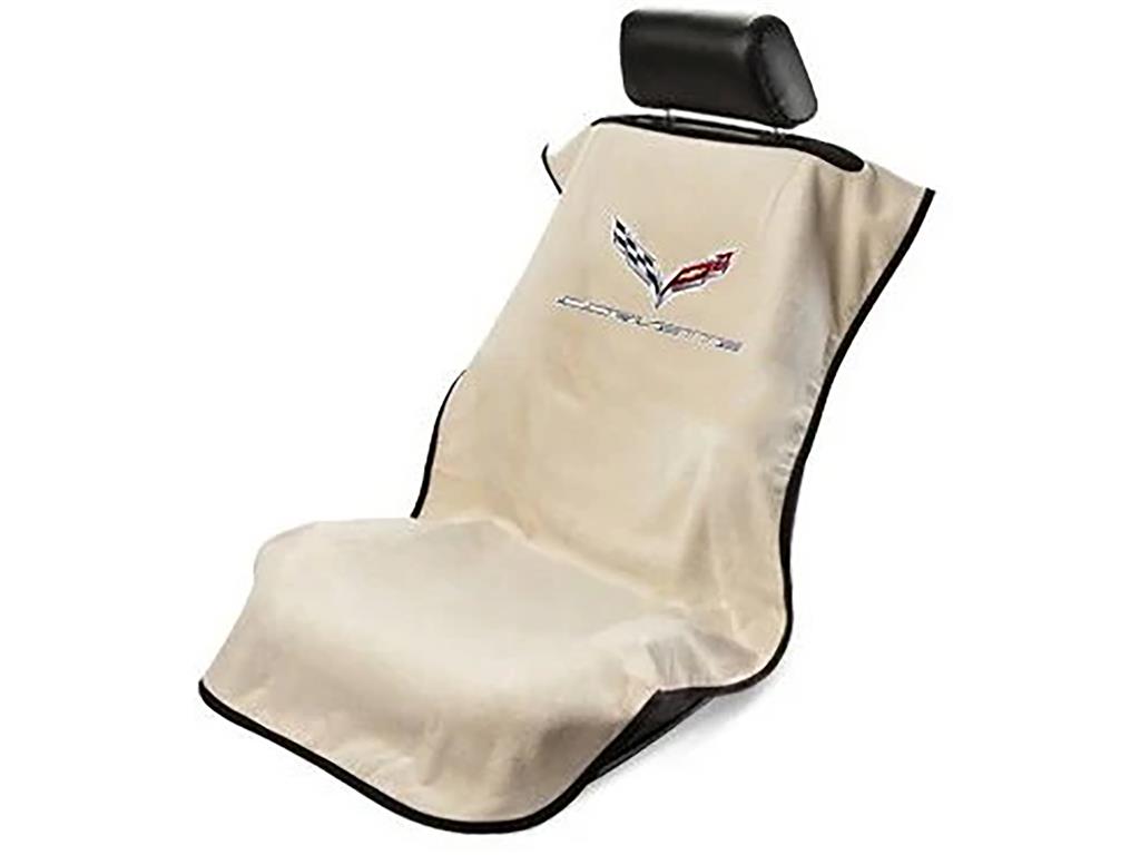 2014-2019 Seat Armour / Saver Tan With Z06 Logo