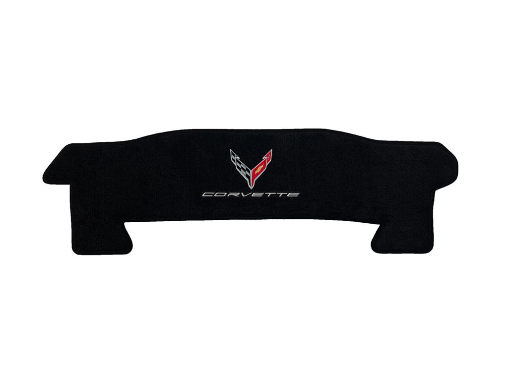 2020-2027 C8 Corvette Convertible Crossflag Emblem & Script Rear Trunk Mat