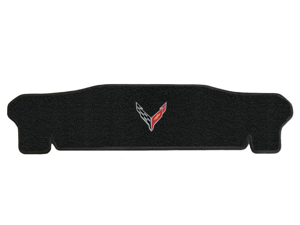 2020-2027 Coupe Ebony / Black Lloyds CrossFlag Emblem Rear Trunk Cargo Mat