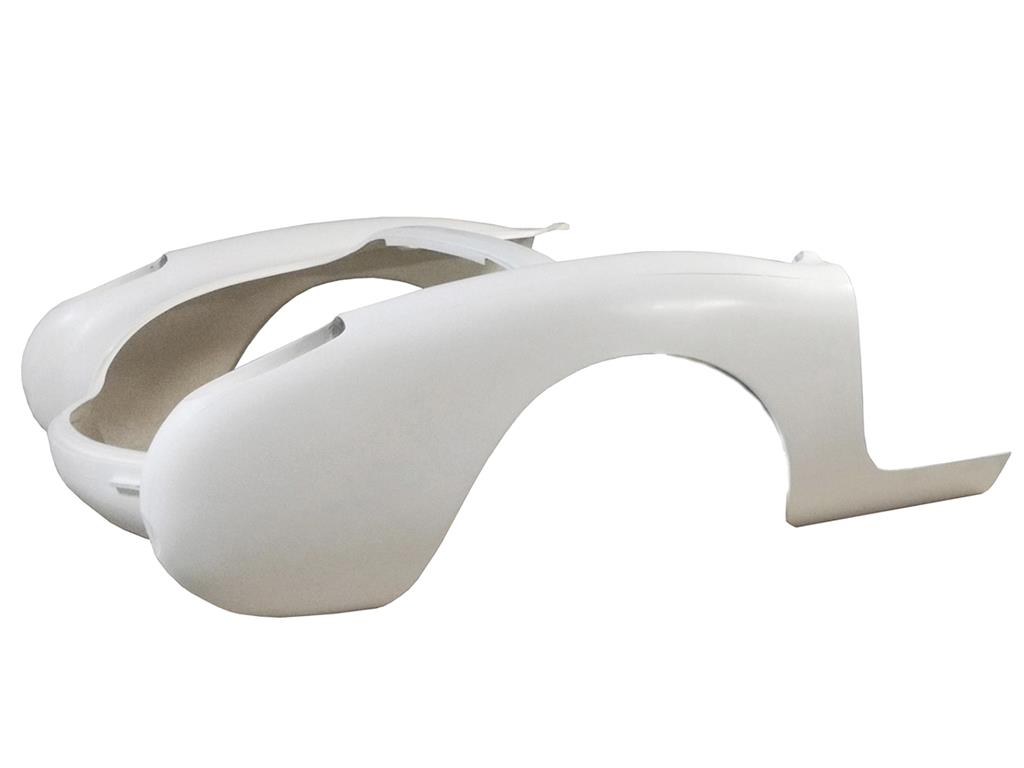 56-57 Rear End Body Shell Outer Fiberglass Hand Laid 1 Piece