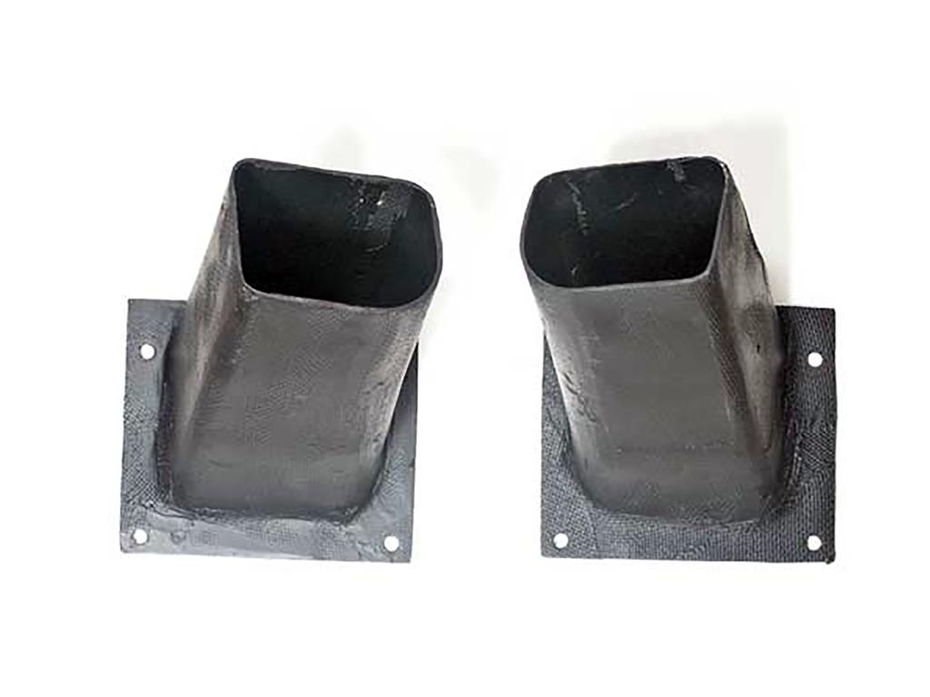 1958-1962 Heavy Duty Front Brake Scoop Ducts - Correct Fine Mesh Fiberglass