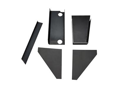 1956-1962 Right Hand Door Hinge Pillar Repair Kit - Steel "Discontinued"