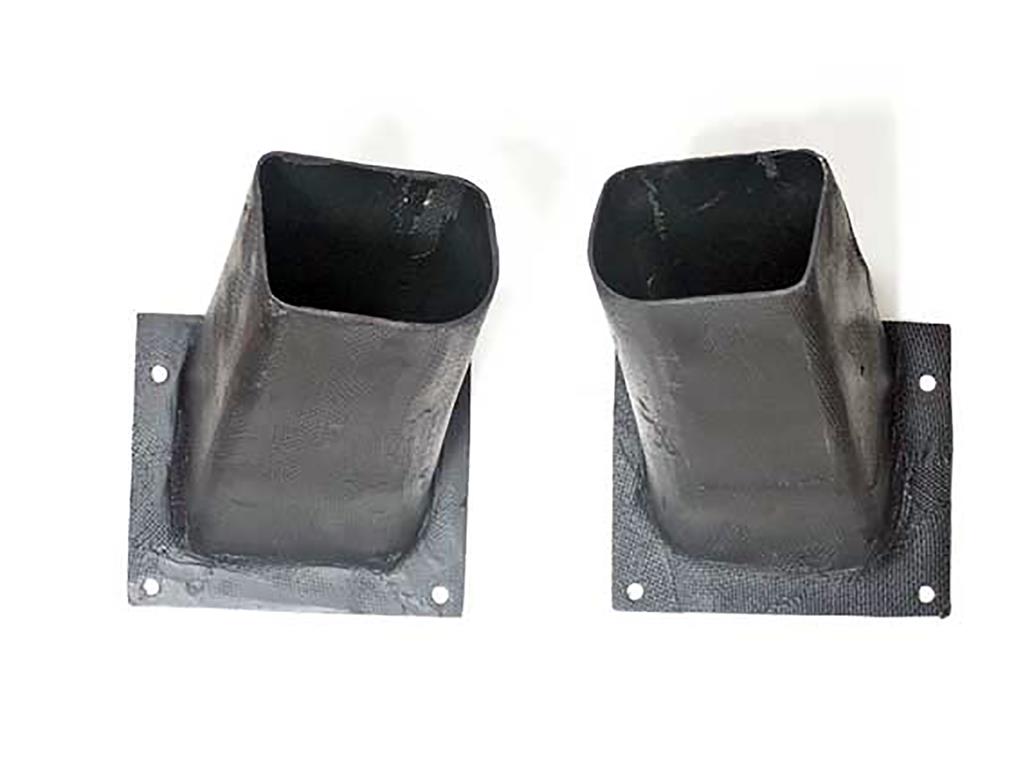 1958-1962 Heavy Duty Front Brake Scoop Ducts - Correct Coarse Mesh Fiberglass