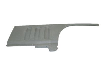 65-66 Right Hand Side Fender Panel Original Factory Design Press Moulded Gray