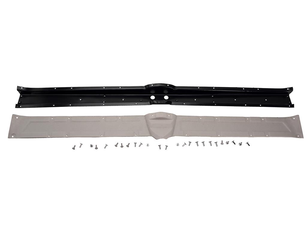63 Headlight Header Reinforcement Bar with White Fiberglass