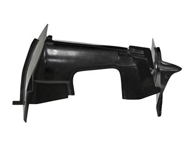 1963-1967 LH Inner Fender Skirt - Black IFP