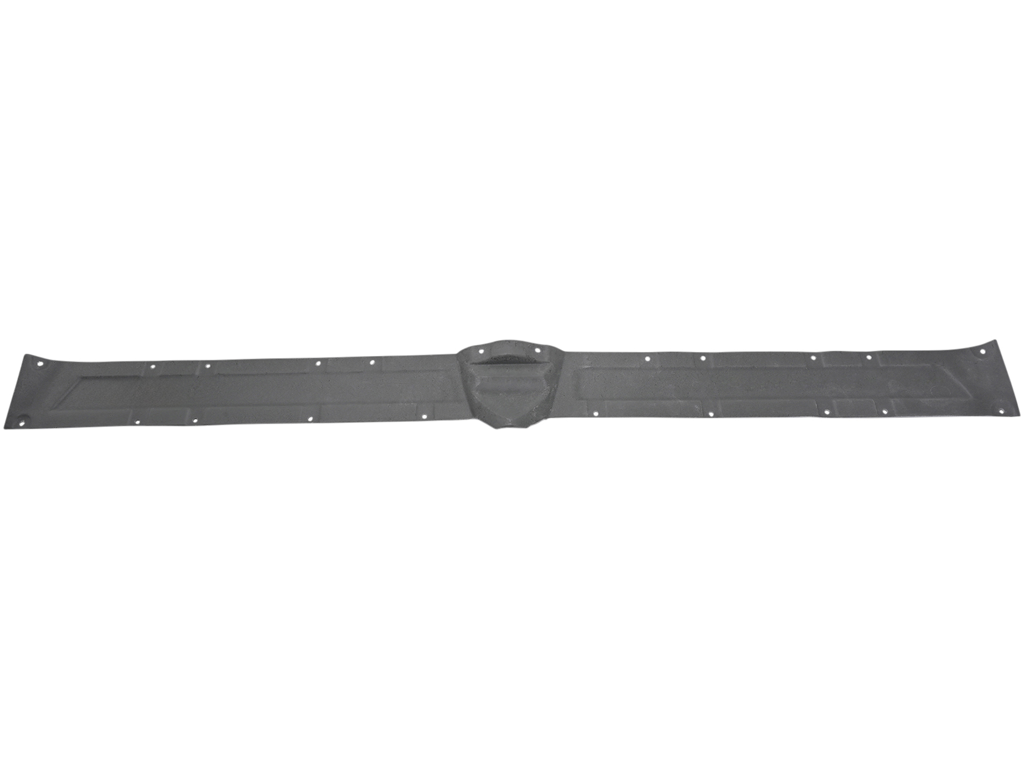 1965-1966 Header Bar Bonding Strip - Gray Press Molded