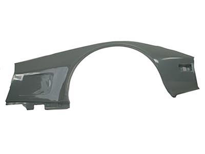 73-79 Front Side Fender Panel Gray Fiberglass Right - Fiberglass (pm)