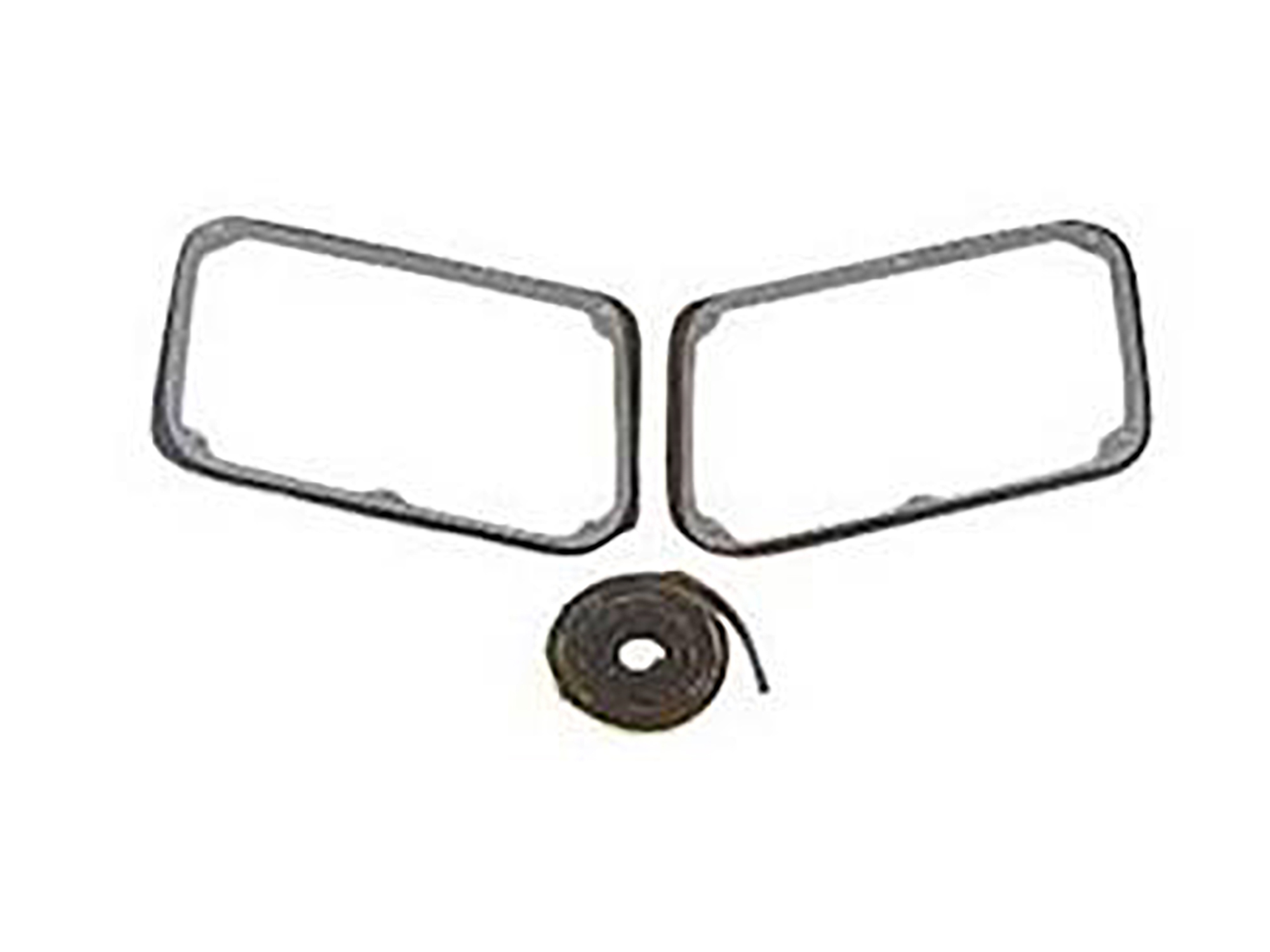 69-82 Headlight Cover - Clear Rectangular Plexiglass