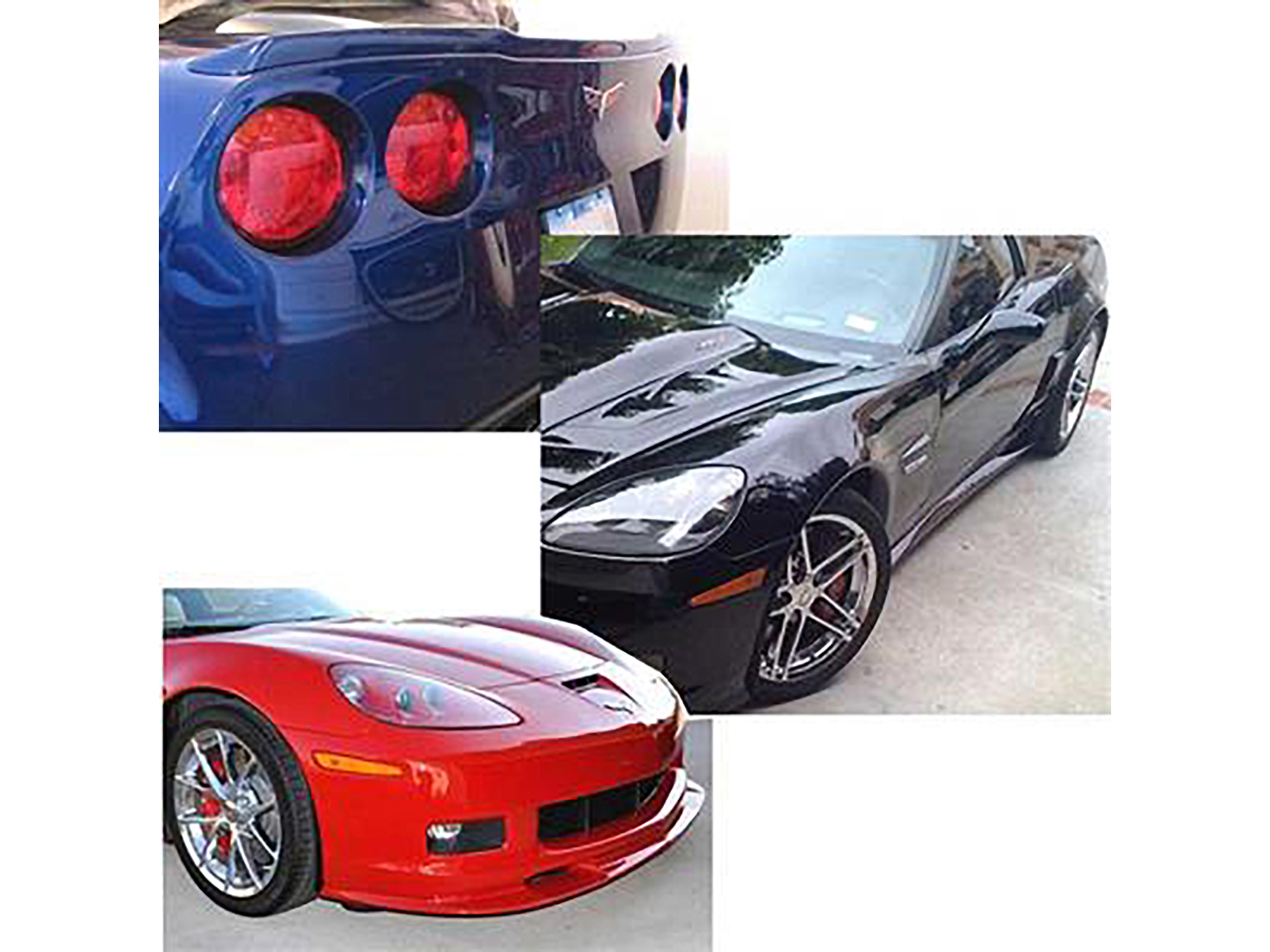 2010-2013 ZR1 Look Spoiler And Splitter Kit Grand Sport (ND)