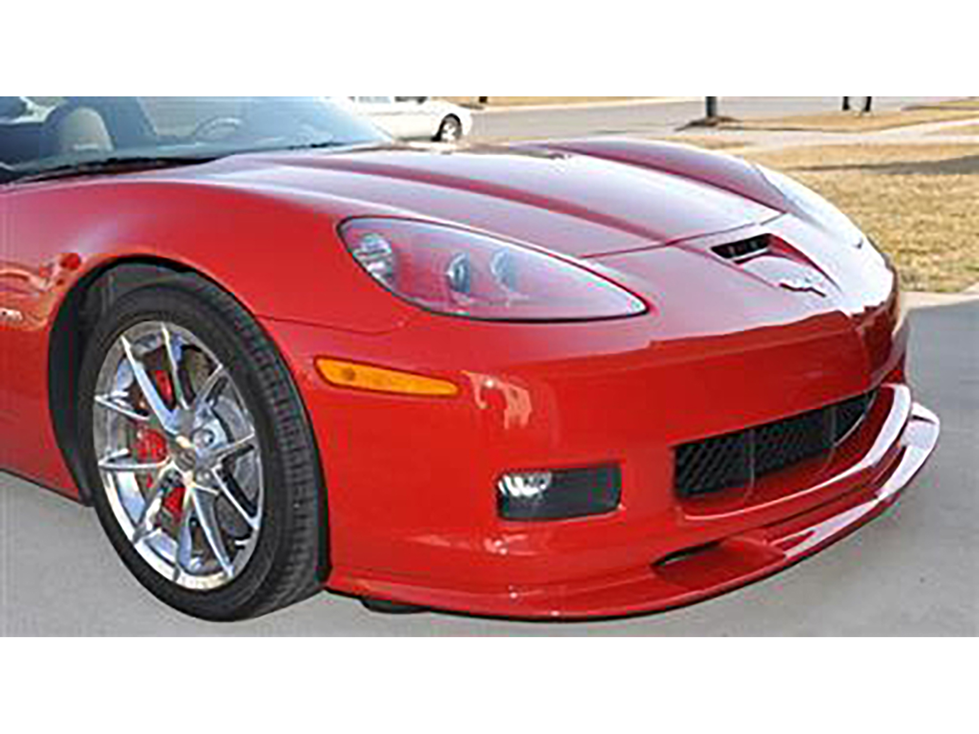 06-13 ZR1 / Z06 Style Fiberglass Front Splitter *Specify Color*