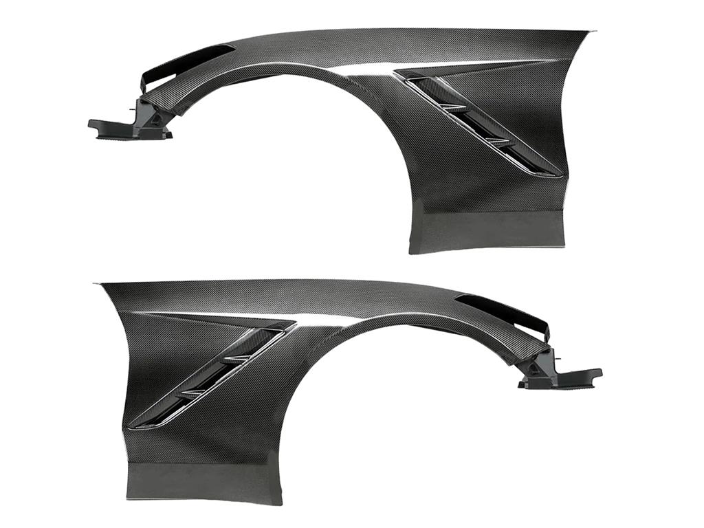 2014-2019 Carbon Fiber Front Fenders-Exc Z06, ZR1, GS (ND)