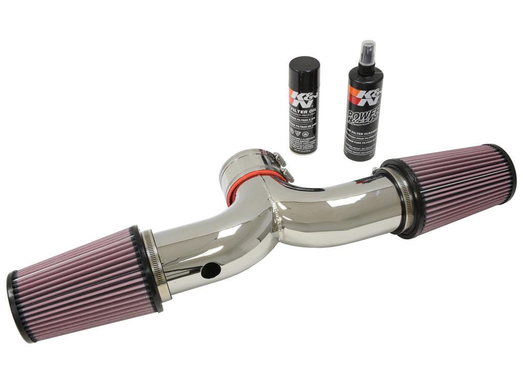 01-04 Twin Flow Dual Cone Air Intake - 3.5" Chrome Steel Tubes (ND) *Use 155040*