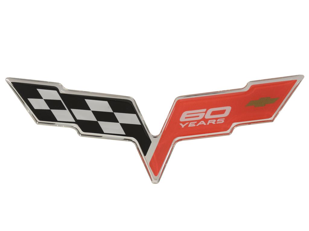 13 60th Anniversary Air Intake Duct Bridge Emblem / Decal (ND) *Discontinued*