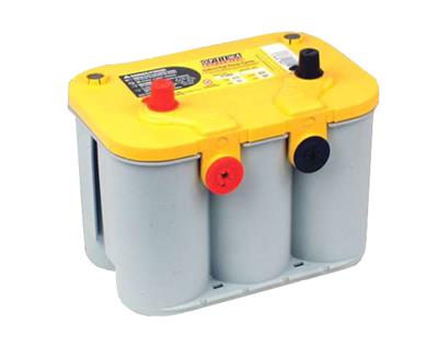 1956-2000 Optima Battery Side And Top Post Deep Cycle Yellow Top (ND)