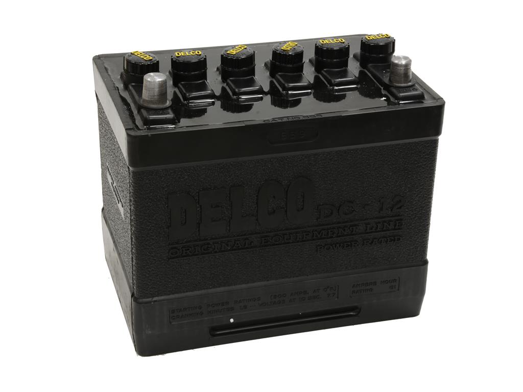 66 Sealed Maintenance Free Tar Top Delco Battery DC-12 (ND)