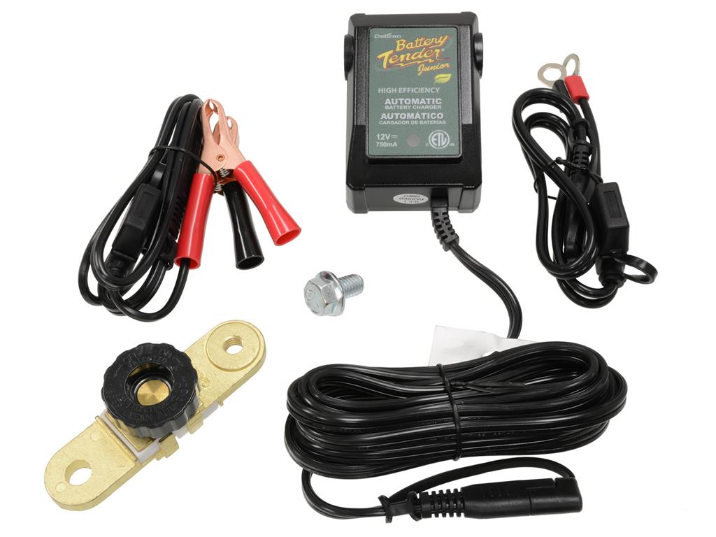 Side Post Battery Maintenance Set With Battery Tender