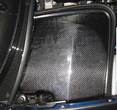 97-04 Battery And Fuse Box Cover - Black Carbon Fiber Look