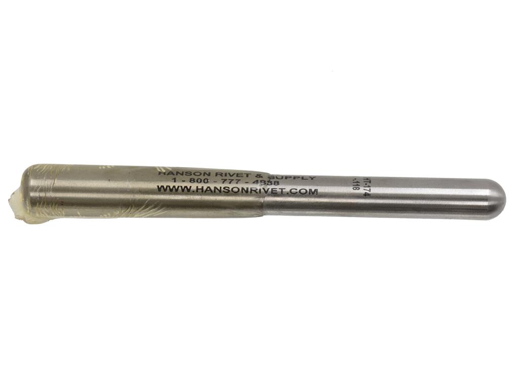 Semi Tubular Rivet Set Punch Tool 1/8"
