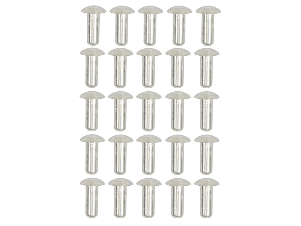 53-67 Aluminum Round Head Body Assembly Rivet Set 1/2" (25 pcs)