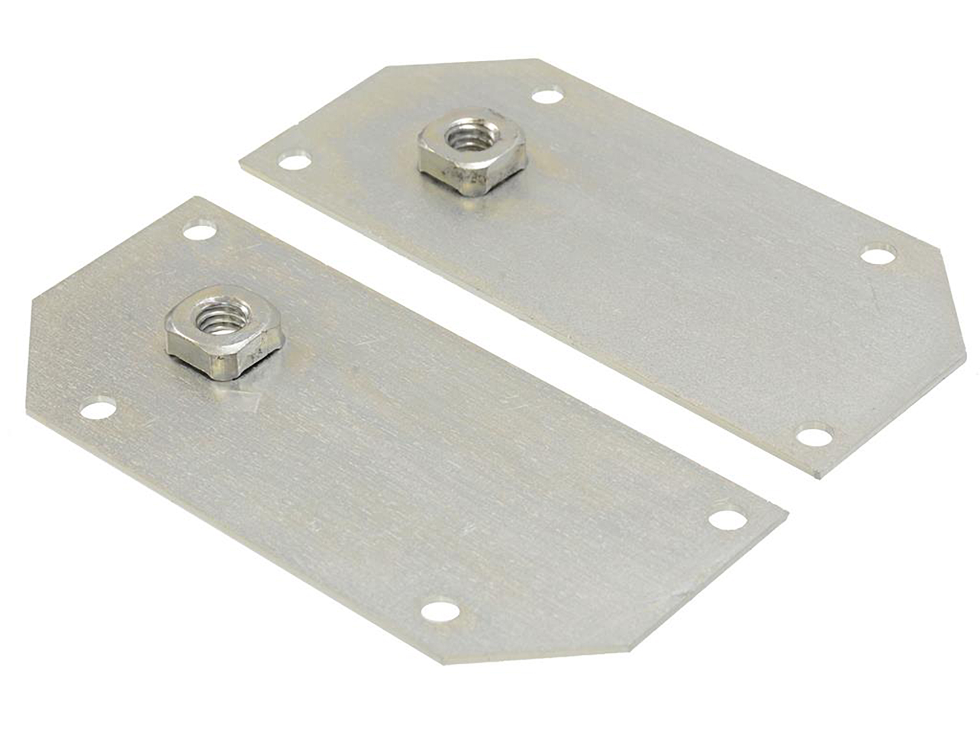 1961-1962 Front Seat Hold Down Retainer Nut Plate - Underbody - Pair