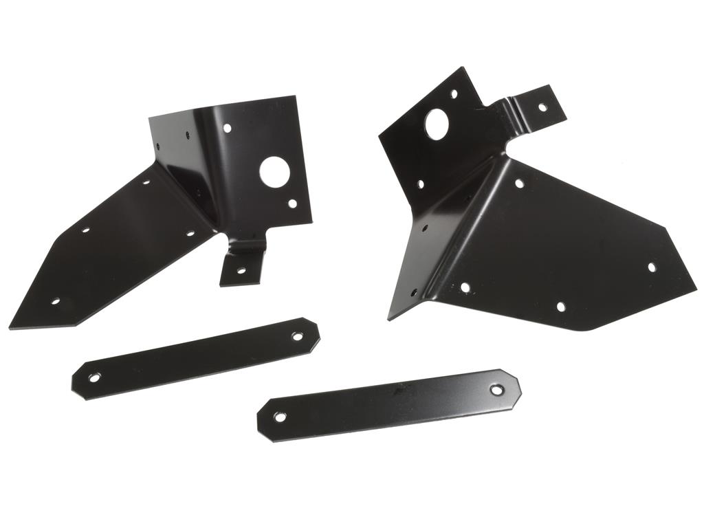 56-62 Body Mount Reinforcement Bracket - Front With Strap Steel 56-58 Replacemen