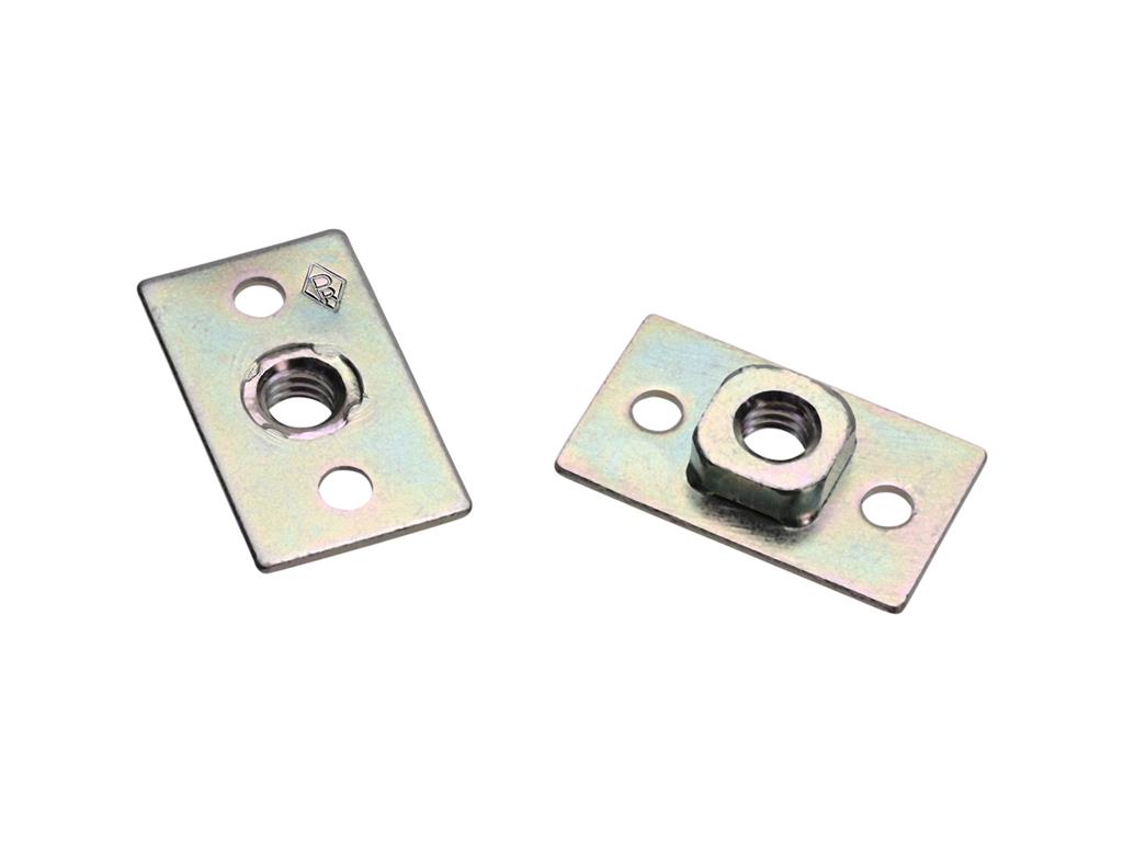 1956-1960 Seat Hold Down Underbody Retainer Nut Plates - Set of 16