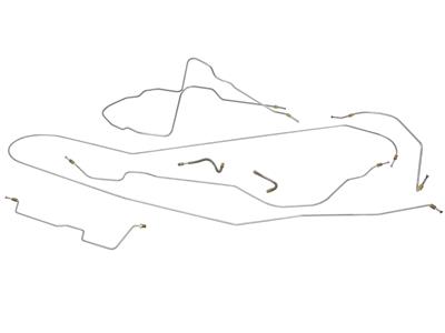 56-62 Brake Line Set - Steel Full Car Set