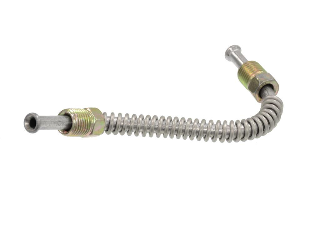 56-62 Brake Line - Left Front With Spiral Armor