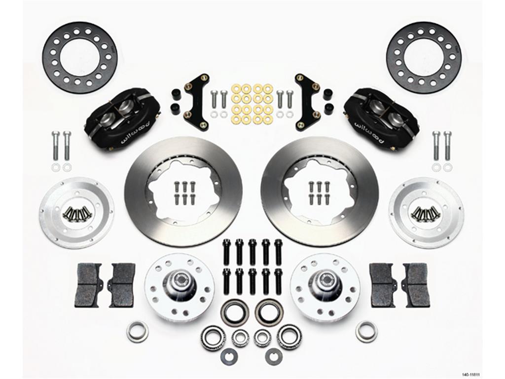 53-62 Wilwood Front Dynalite Brake Kit w/HP 11in Rotor Brake Color: Black