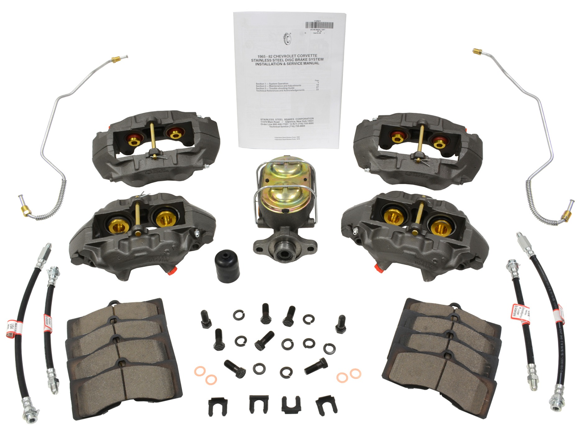 67-76 Brake Caliper Overhaul Set Lip Seal Complete Deluxe Standard