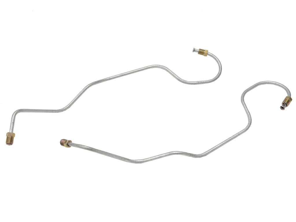 65-82 Steel Rear Caliper Brake Lines without Armor - Pair