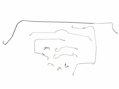 67 Brake Line Kit - J-56 Stainless Steel For Full Car