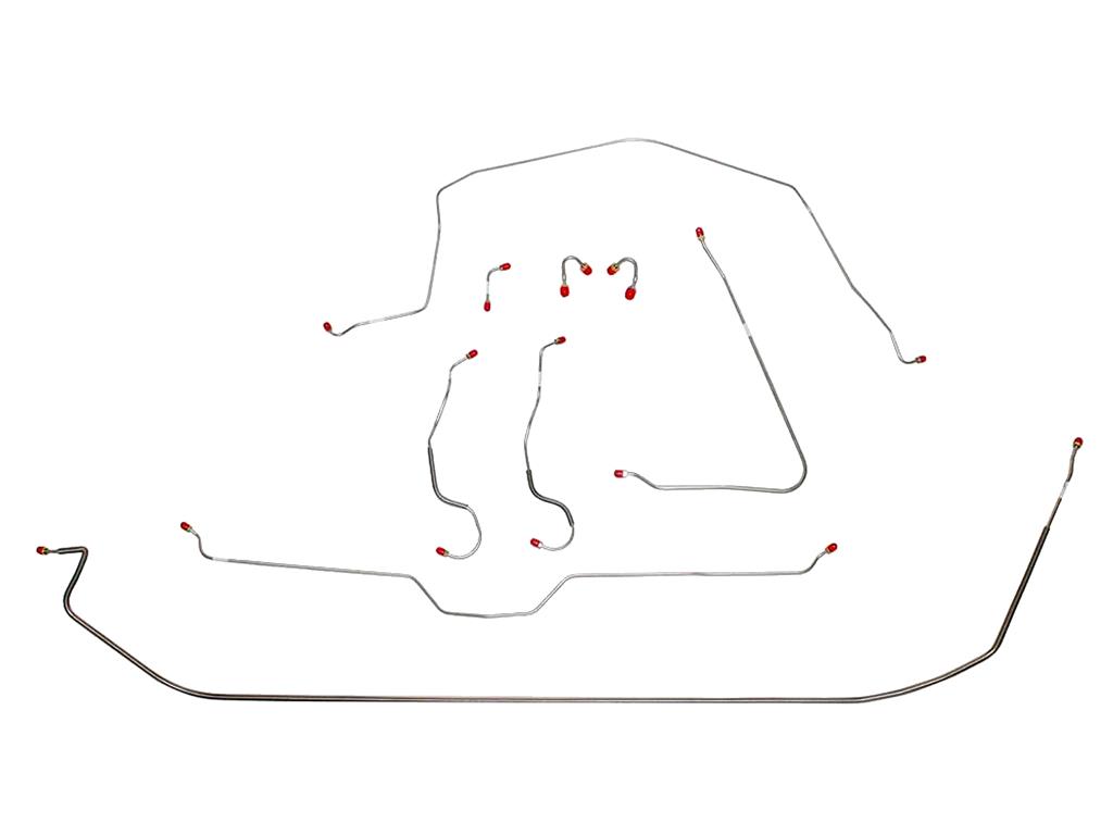 67 Brake Line Kit - Standard Steel For Full Car