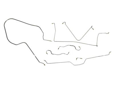 65-66 Brake Line Kit - Std Stainless Steel For Full Car 1/4"