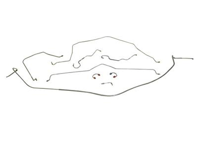 67 Brake Line Kit - Power Brake Stainless Steel For Full Car