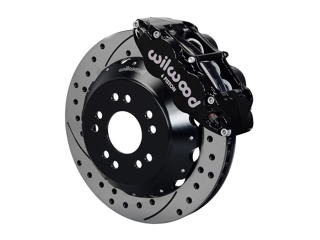 65-82 Wilwood 13.06in Front Superlite 6-Piston Brake Kit w/SRP Rotor Brake Color: Black