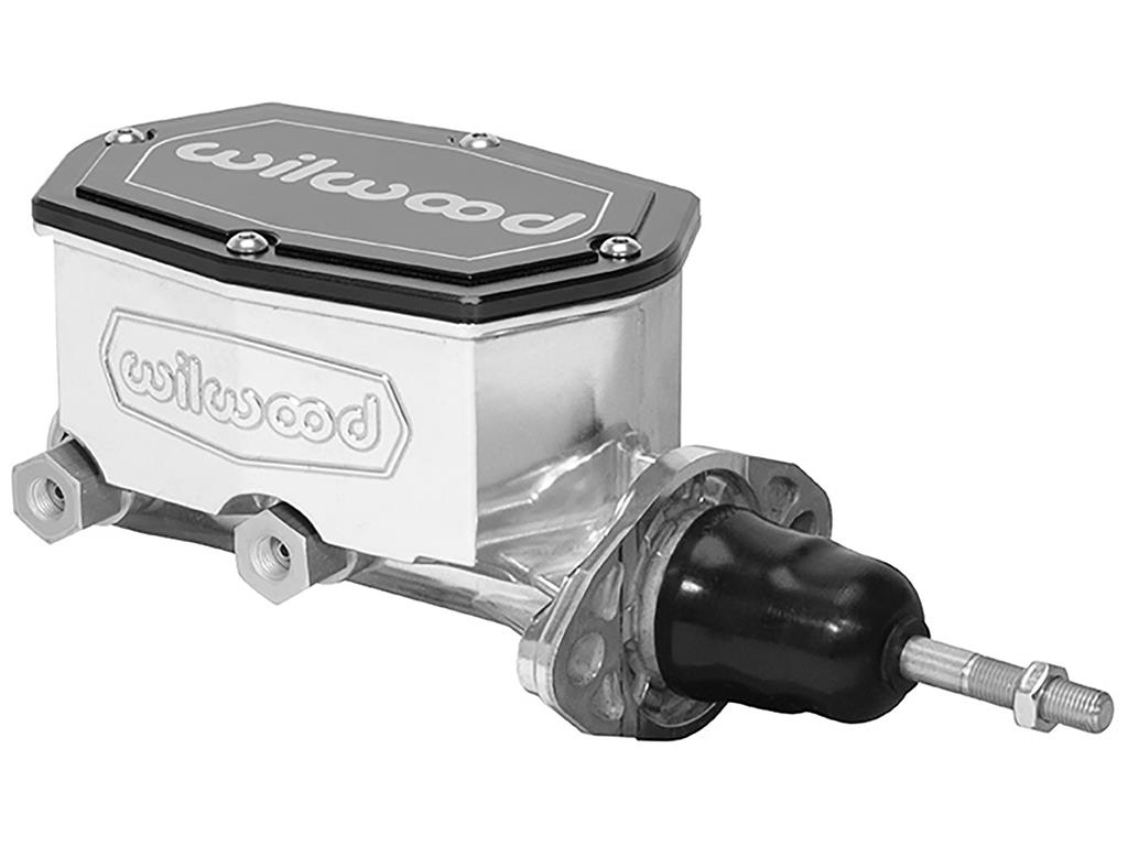 1963-1967 Wilwood Media Burnished Tandem Manual Master Cylinder 15/16" Bore