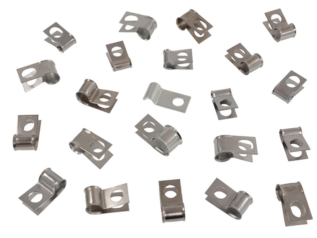 69-70 Brake And Fuel Line Clip Set - Without Left Side Vapor Return Line