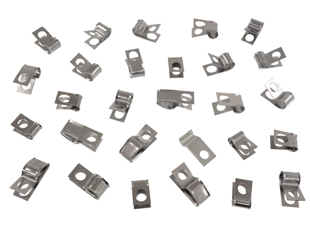70-72 Brake And Fuel Line Clip Set - Without Fuel Return Line