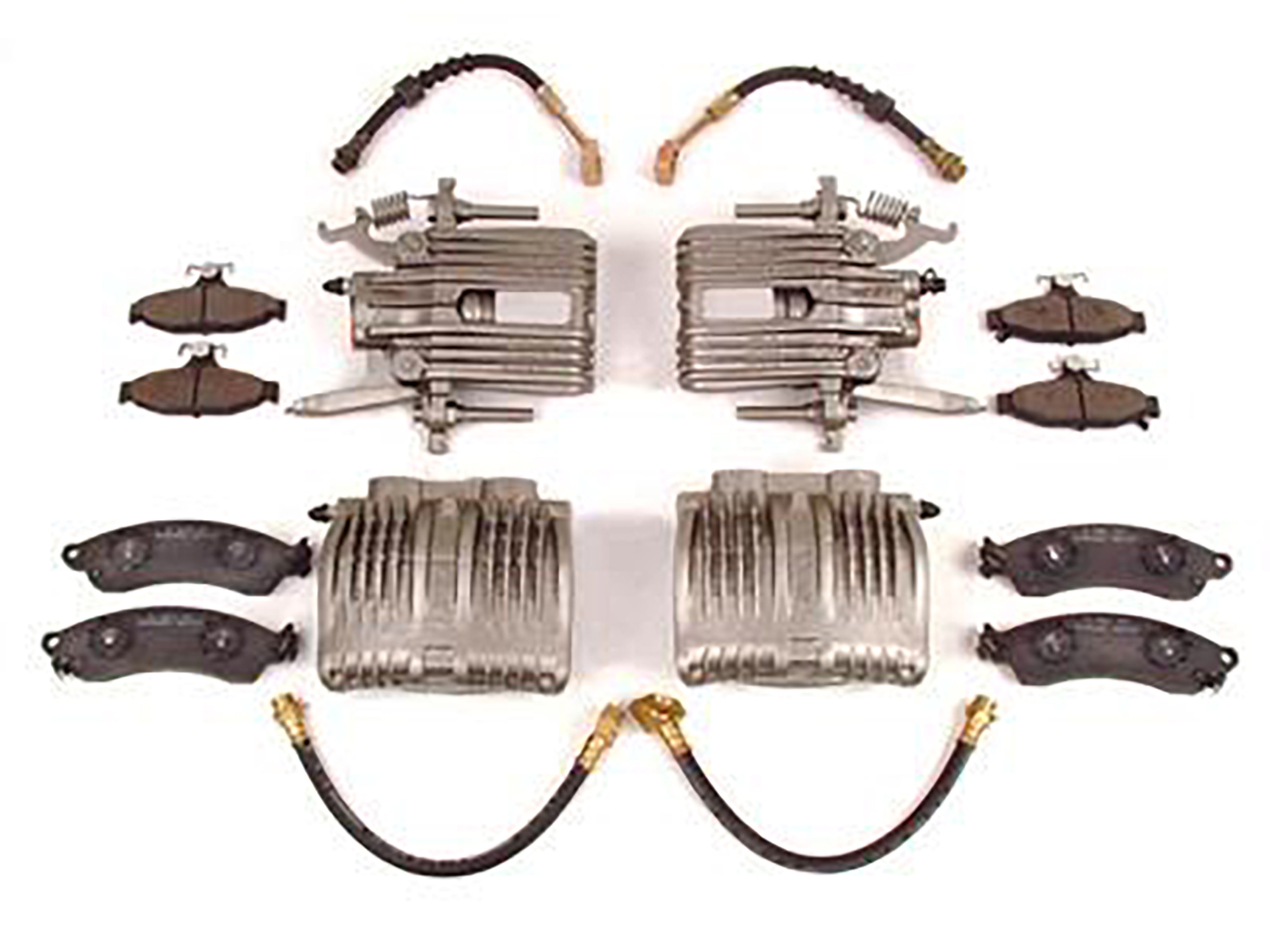 93 Brake Overhaul Set With Pads And Hose