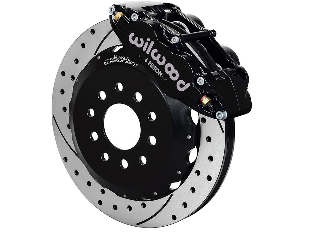 84-87 Wilwood Superlite 6R Front Brake Kit w/ 12.8in SRP Rotors Brake Color: Black