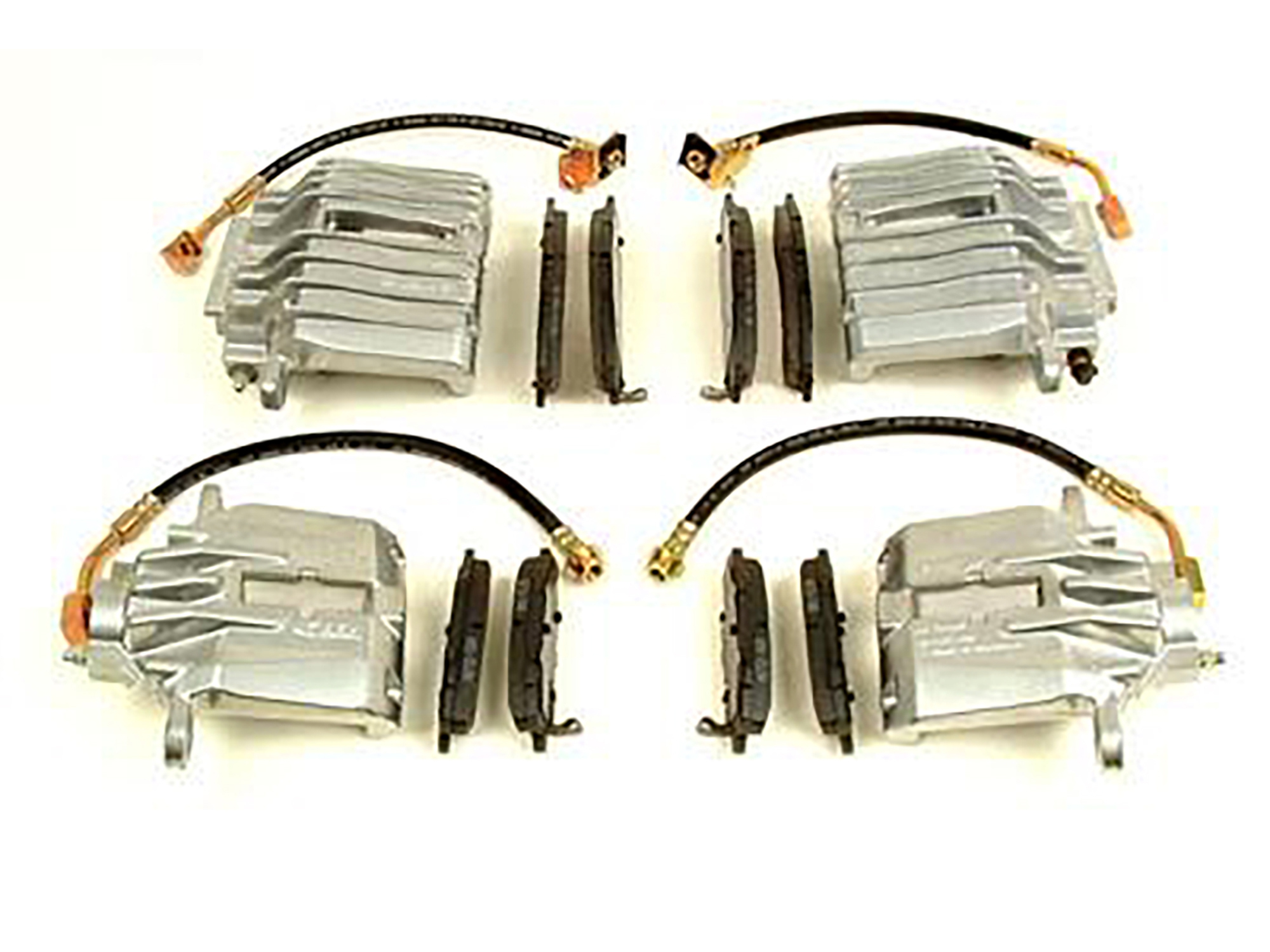 97-04 Rebuilt Brake Overhaul Set Complete with Calipers, Pads & Hoses