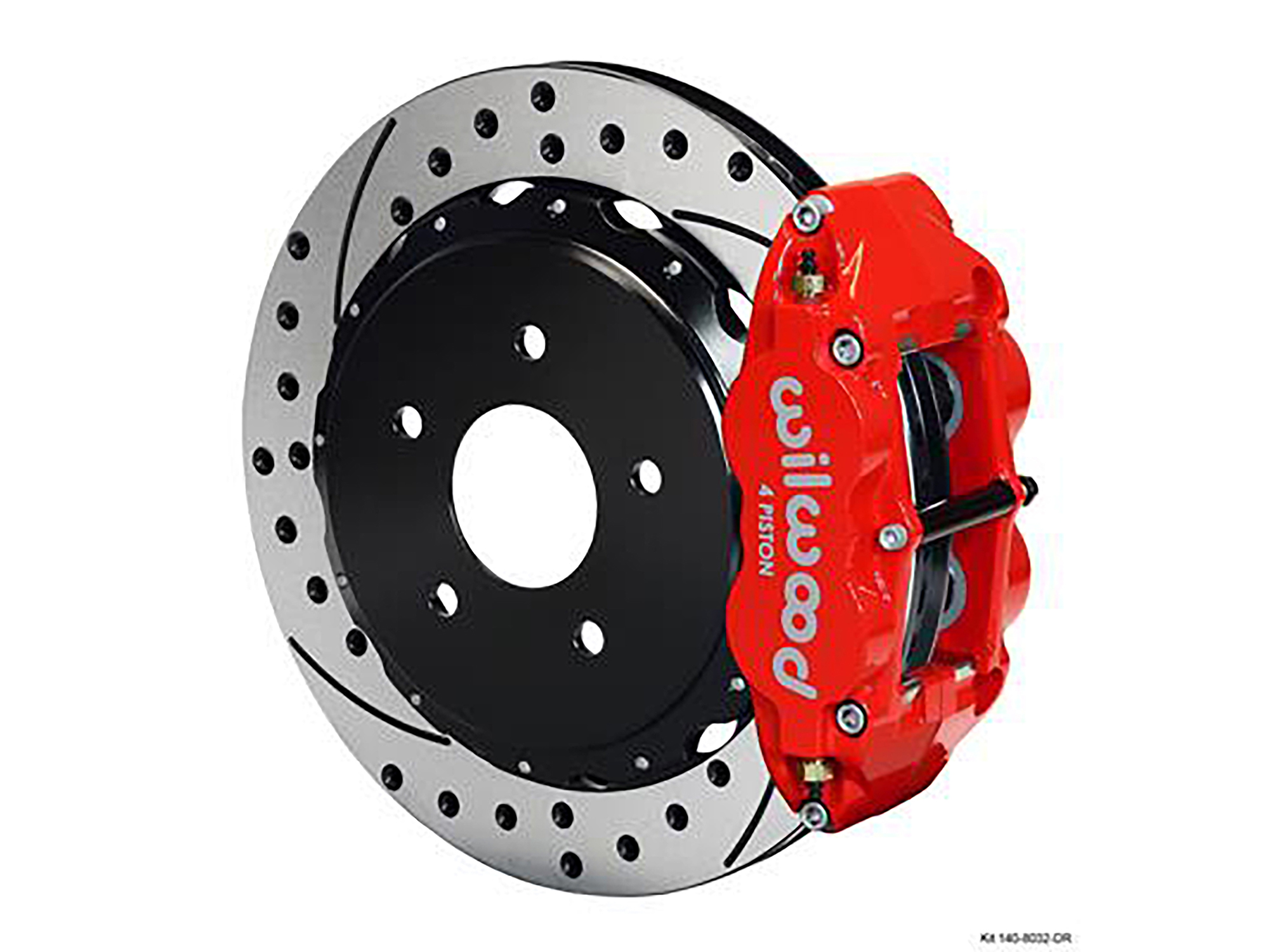 97-13 Wilwood Superlite 4R Rear Brake Kit w/ 12.8in SRP Rotors (OE Park Brake) Brake Color: Black