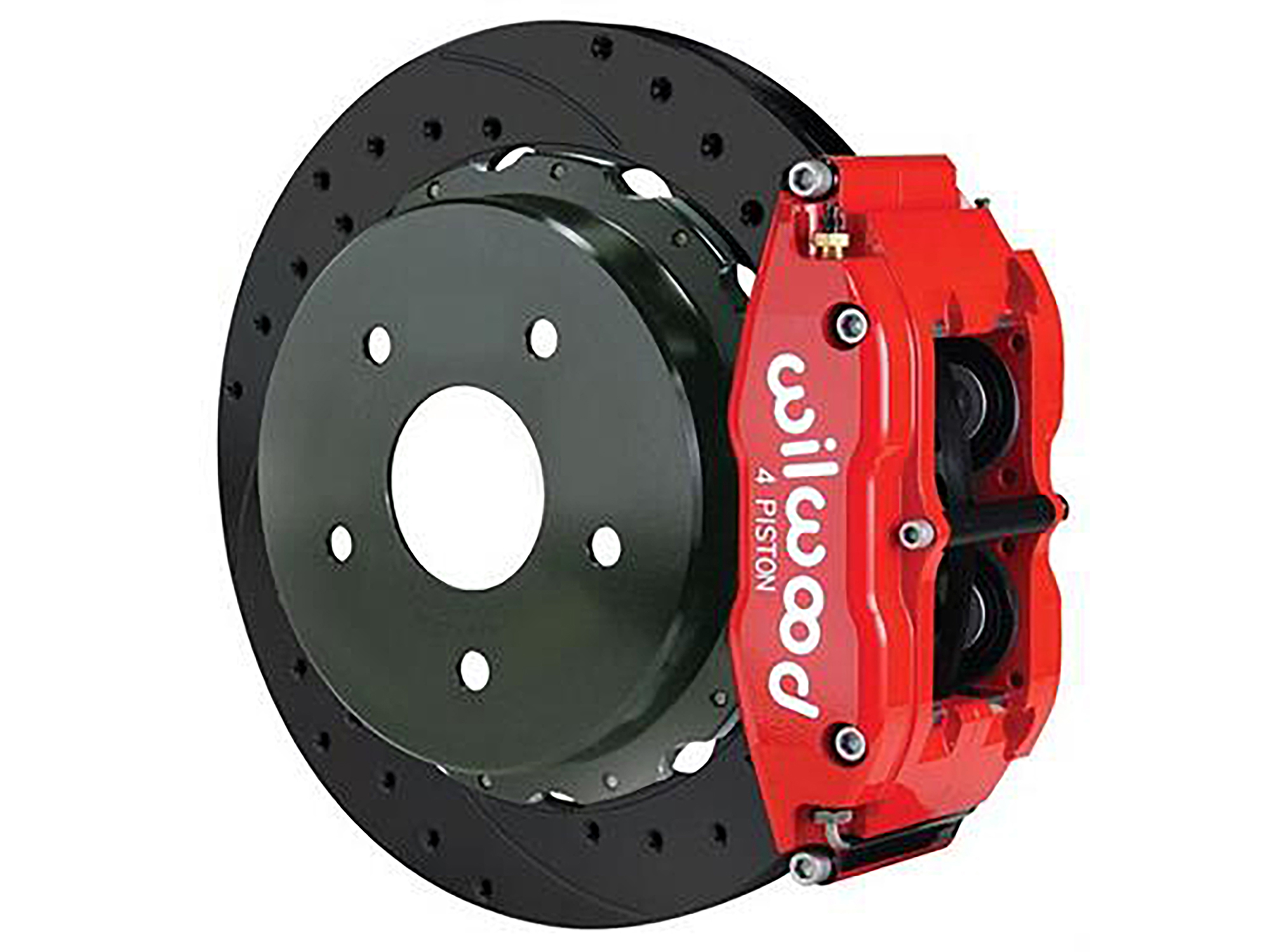 97-13 Wilwood Superlite 4R Rear Brake Kit w/ 14in SRP Rotors (OE Park Brake) Brake Color: Black