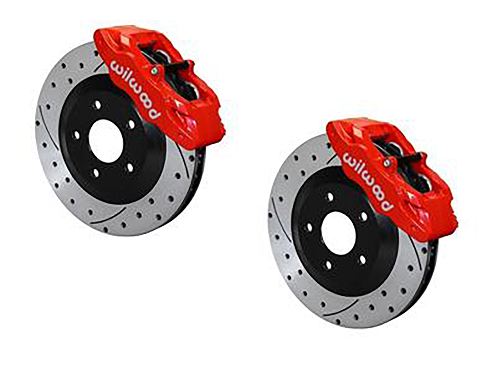 05-13 Wilwood Direct Fit SLC56 Front Brake Package w/Rotors & Flex Hoses Brake Color: Black