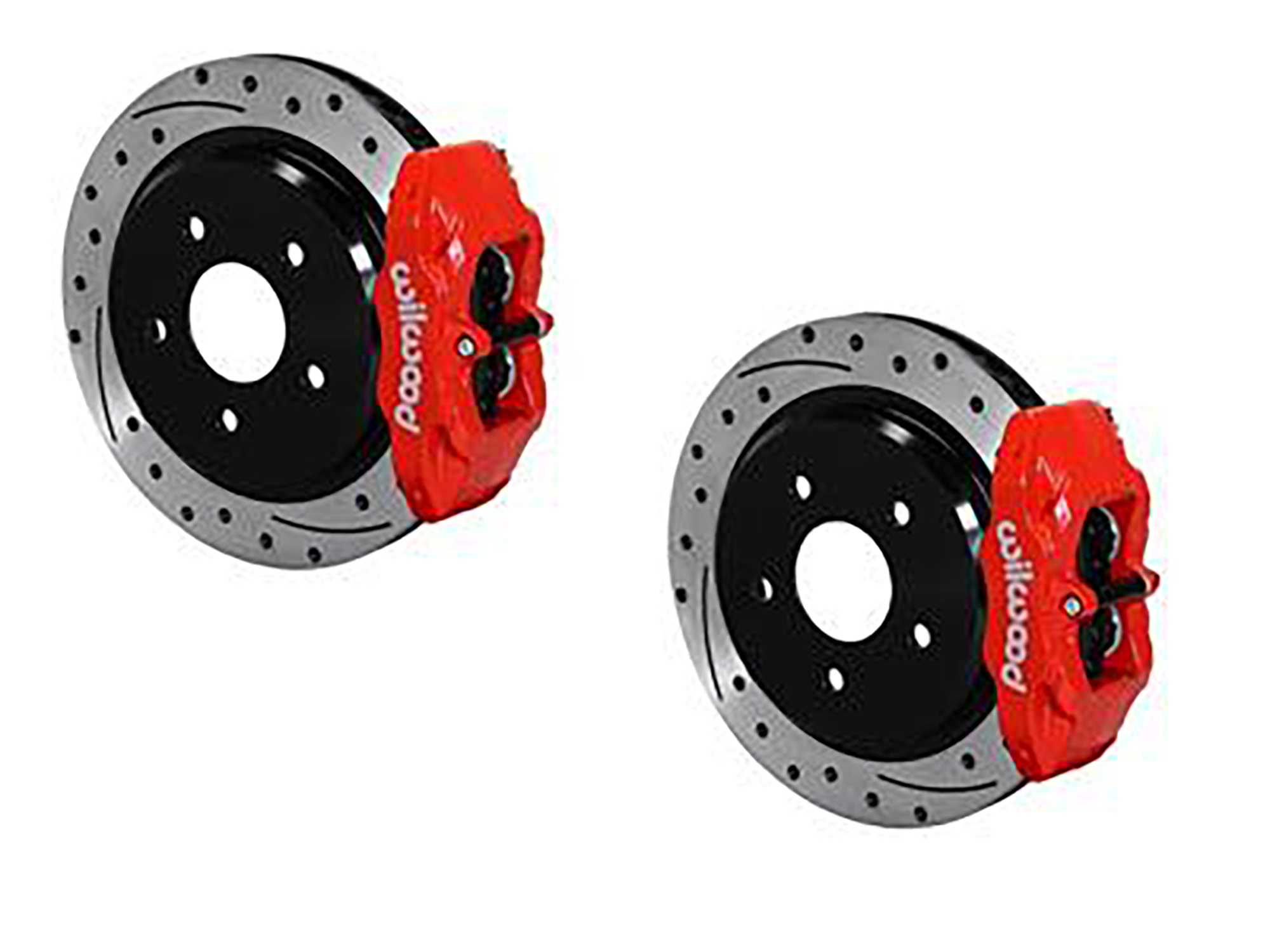 05-13 Wilwood Direct Fit DPC56 Rear Brake Package w/Rotors & Flex Hoses Brake Color: Black