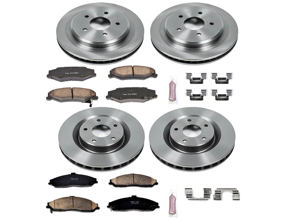 2005-2013 Z17 Powerstop Stock Replacement Brake Kit - Except Z51