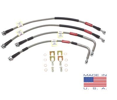14-19 Stainless Steel Braided Brake Hose (set of 4) Except Z06 *Discontinued*